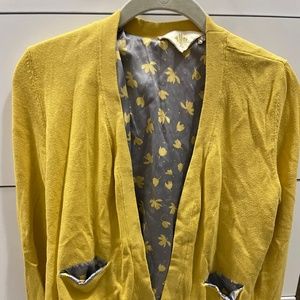 Mustard cardigan